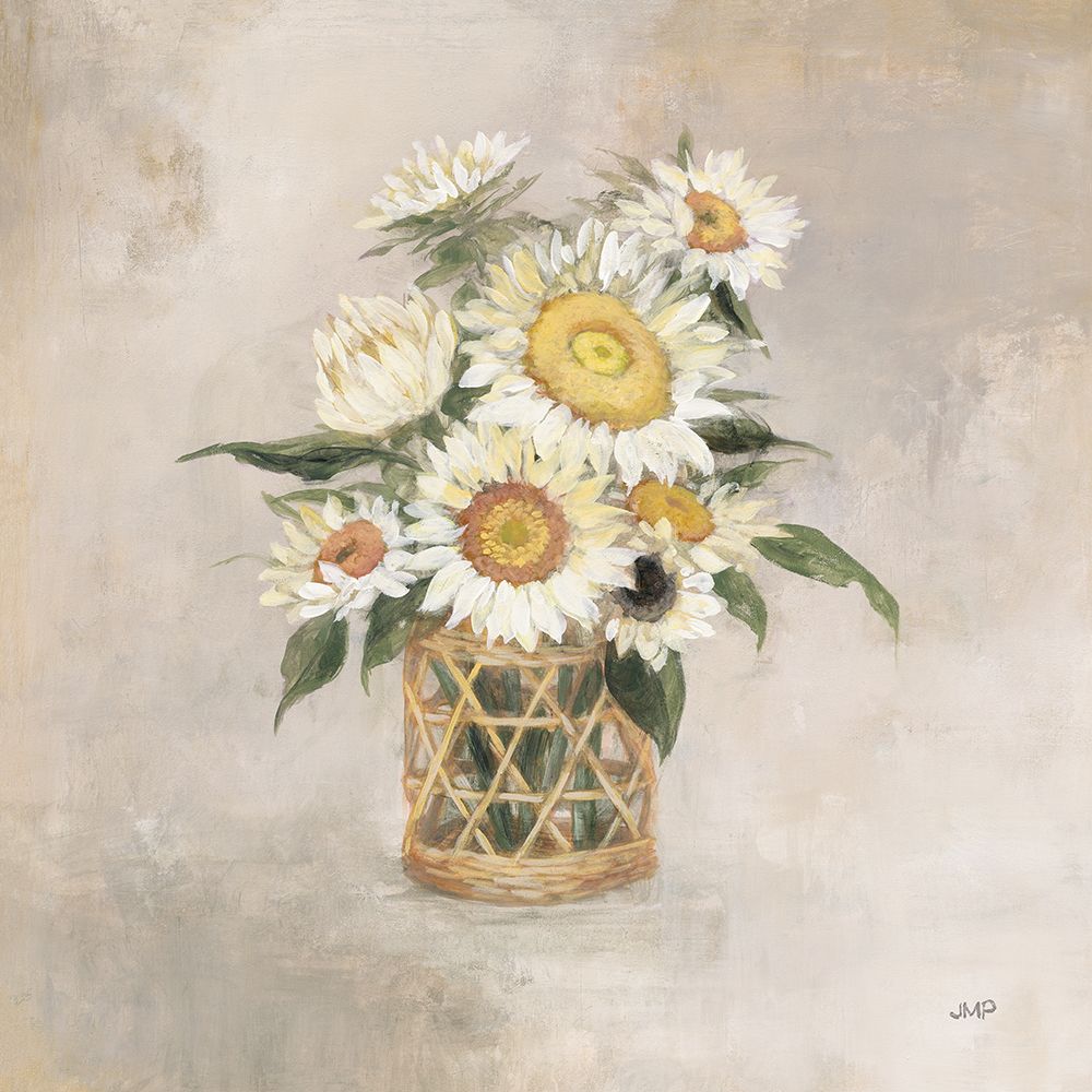 Sunflowers in Rattan art print by Julia Purinton for $57.95 CAD