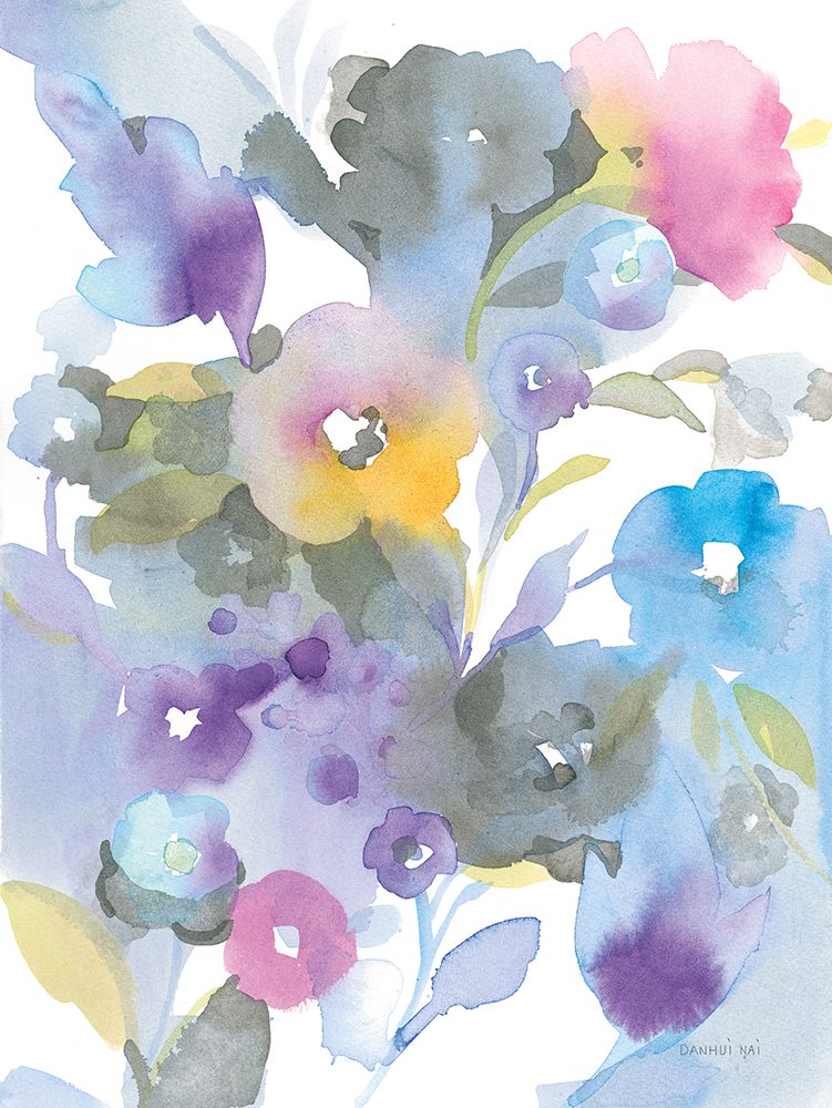 Bright Jewel Garden I art print by Danhui Nai for $57.95 CAD
