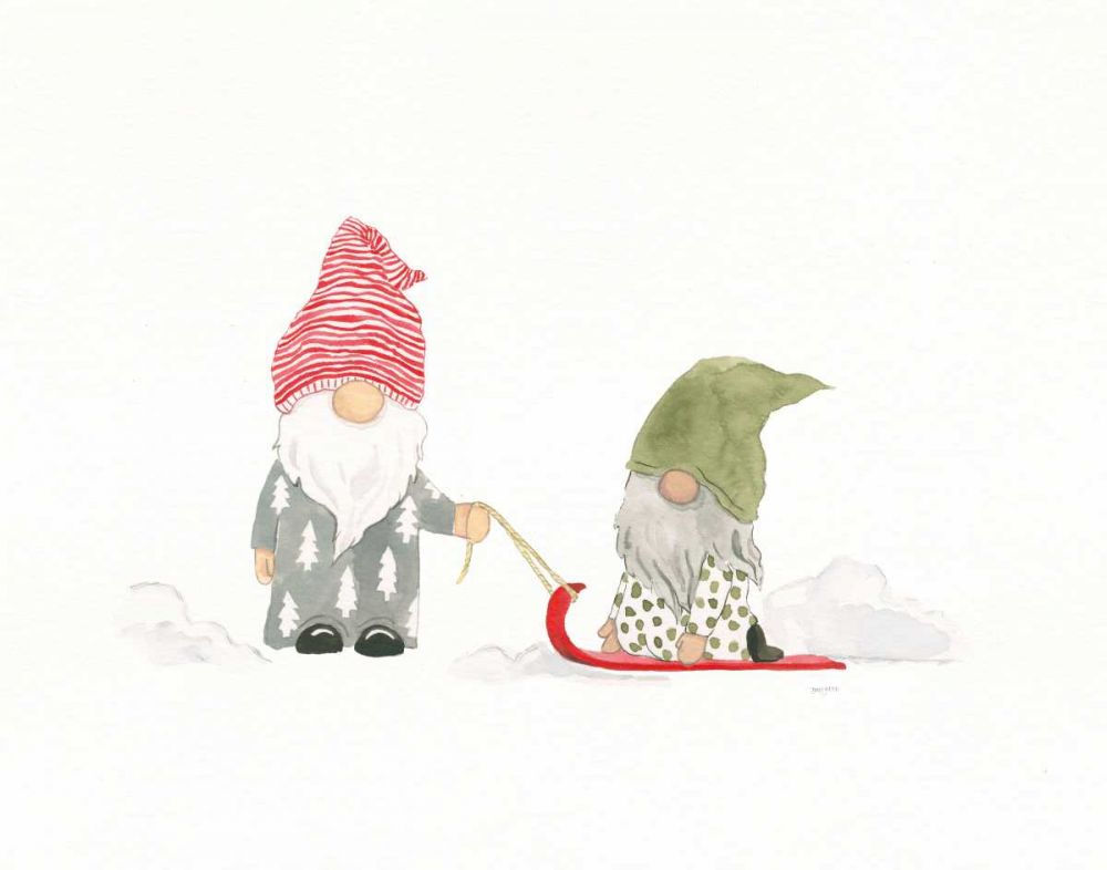 Winter Gnomes III art print by Jenaya Jackson for $57.95 CAD