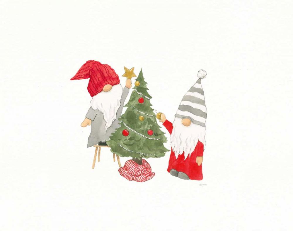 Winter Gnomes IV art print by Jenaya Jackson for $57.95 CAD