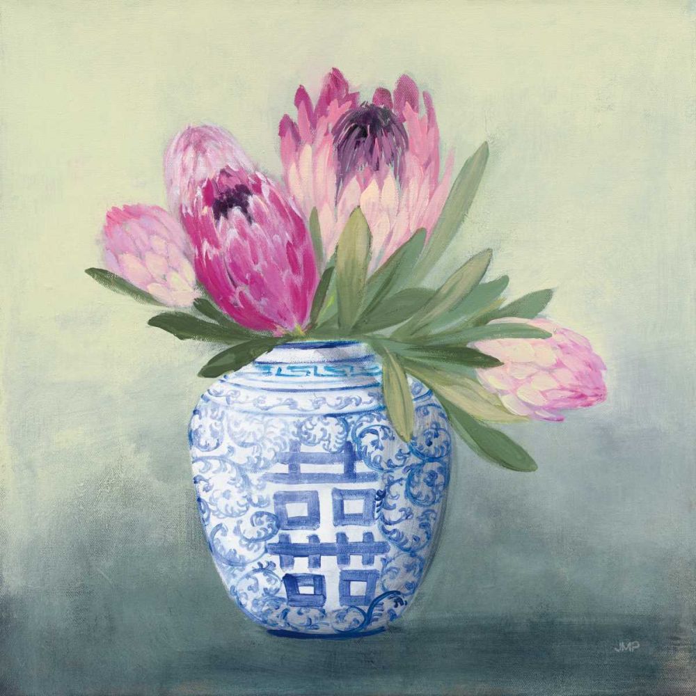 Protea Chinoiserie I art print by Julia Purinton for $57.95 CAD