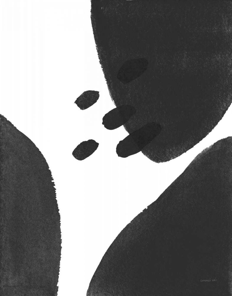 Abstract Tidepool I Black art print by Danhui Nai for $57.95 CAD