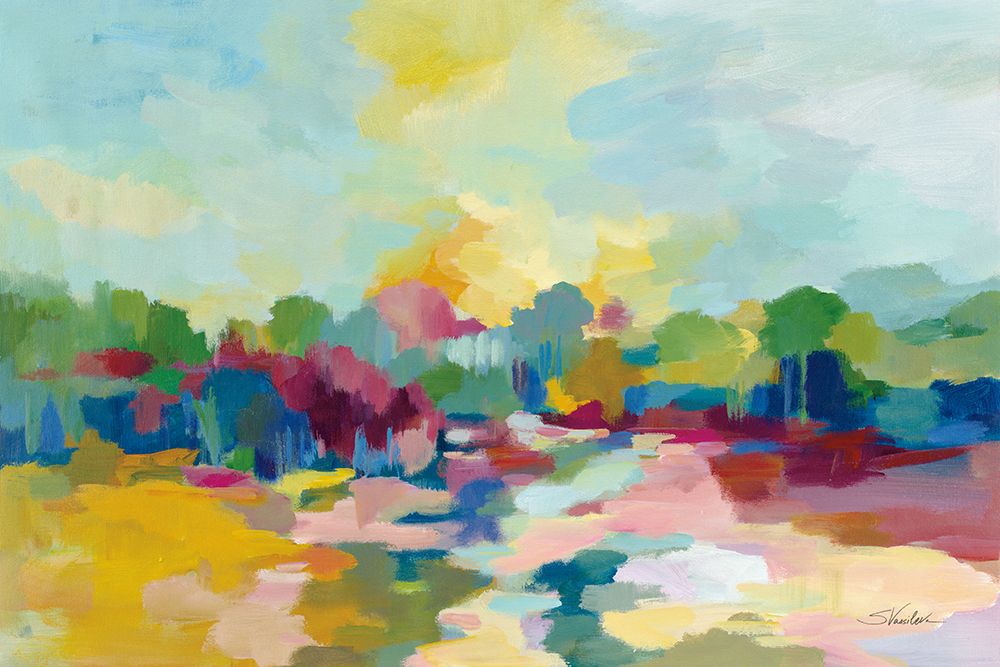 Colorful Inlet art print by Silvia Vassileva for $57.95 CAD