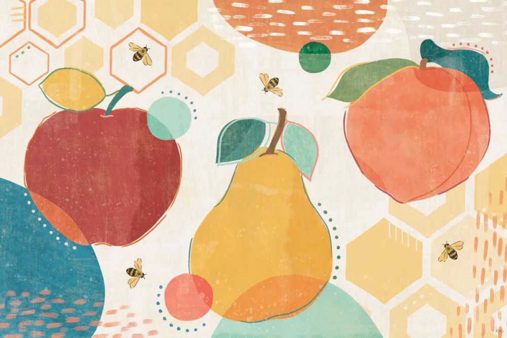Fruit Frenzy I art print by Veronique Charron for $57.95 CAD