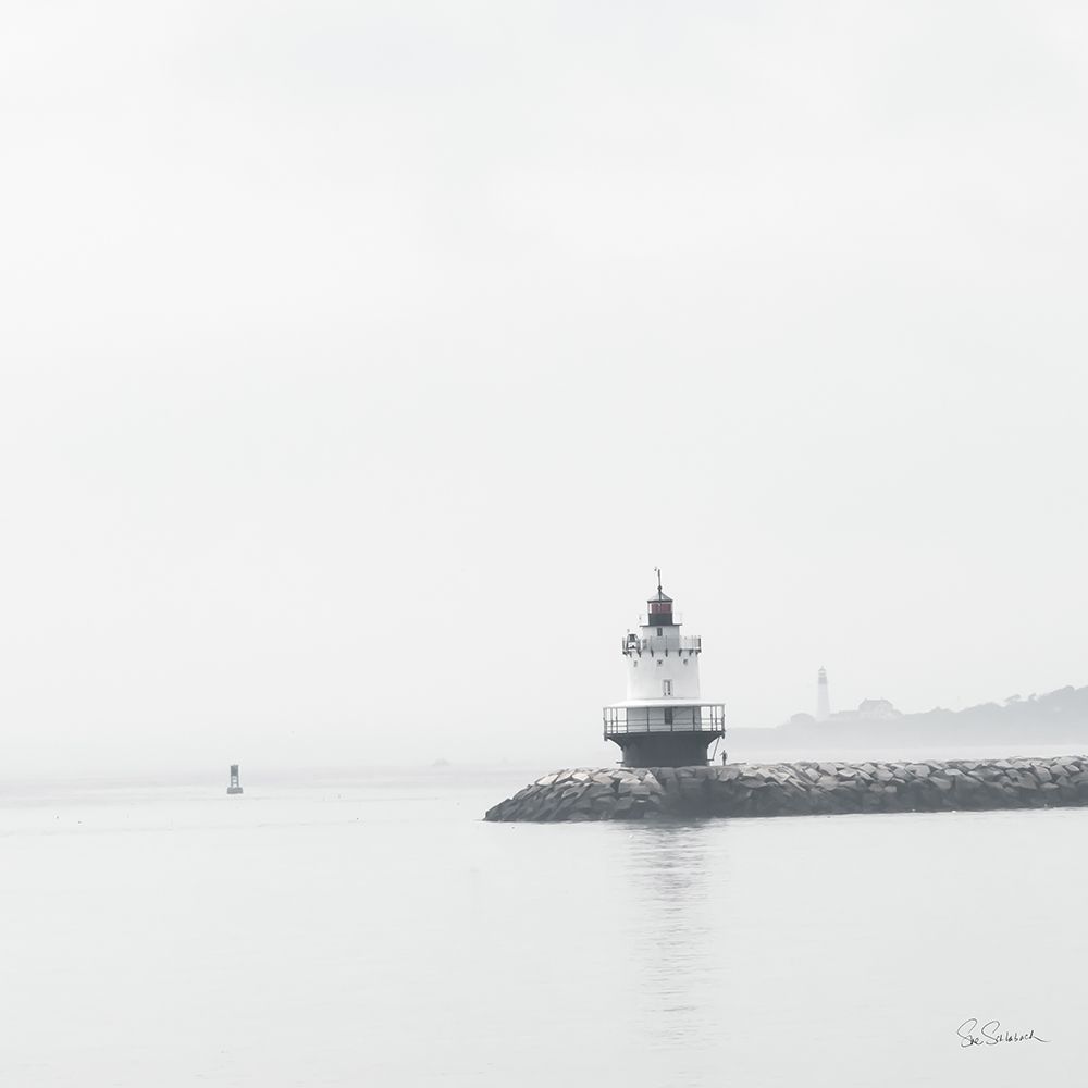 Casco Bay Lighthouse I art print by Sue Schlabach for $57.95 CAD