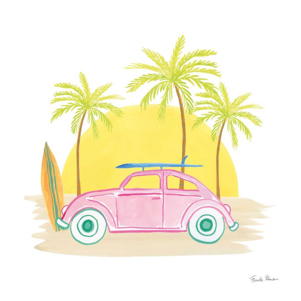 Beach Cruiser II art print by Farida Zaman for $57.95 CAD
