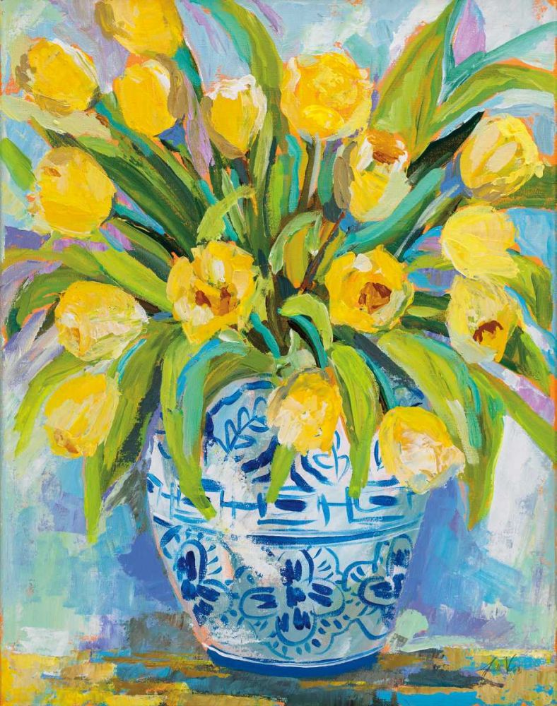 Ginger Jar Tulips art print by Jeanette Vertentes for $57.95 CAD