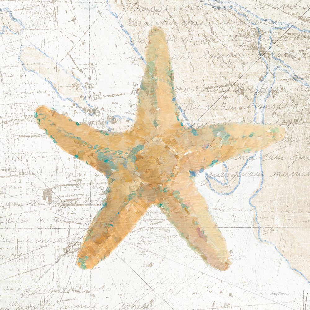 La Mer IV Beach Map art print by Avery Tillmon for $57.95 CAD