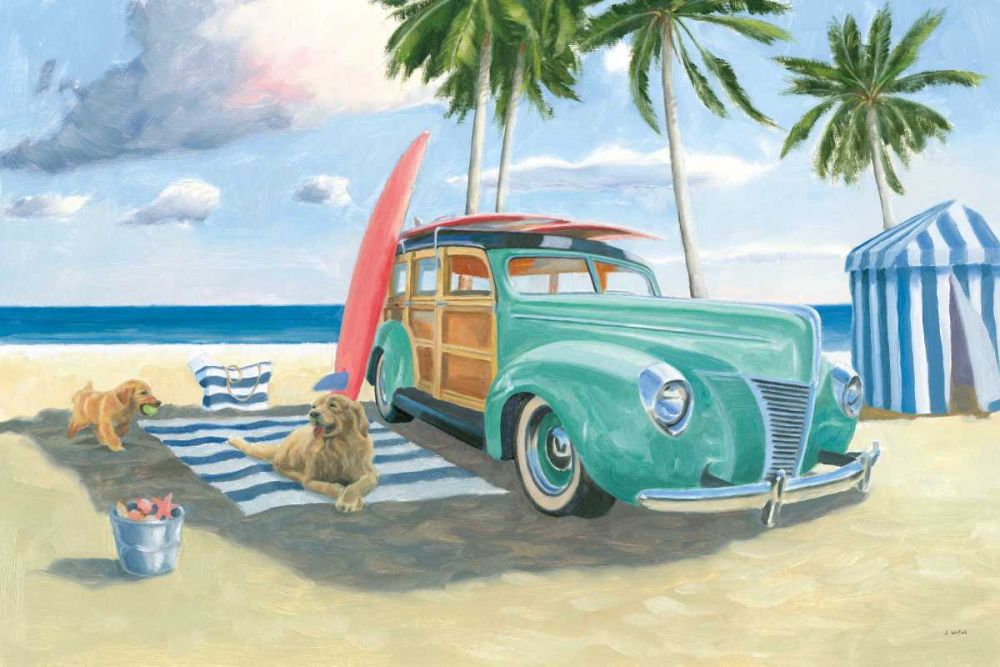 Beach Ride III art print by James Wiens for $57.95 CAD