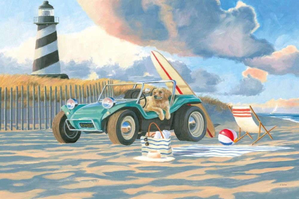 Beach Ride IV art print by James Wiens for $57.95 CAD
