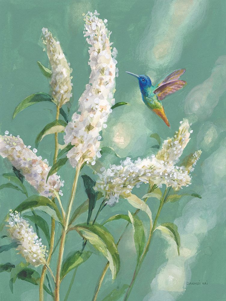 Hummingbird Spring II art print by Danhui Nai for $57.95 CAD