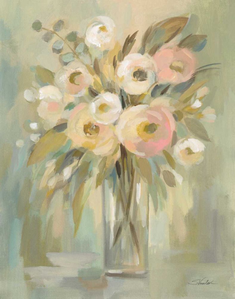 Painterly Strokes Floral art print by Silvia Vassileva for $57.95 CAD