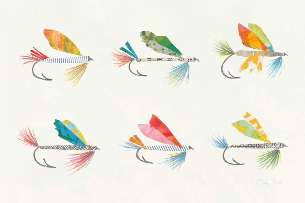 Angling in the Stream Lures II art print by Courtney Prahl for $57.95 CAD