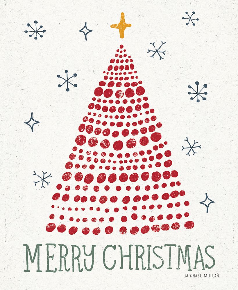 Merry Christmas Crop art print by Michael Mullan for $57.95 CAD