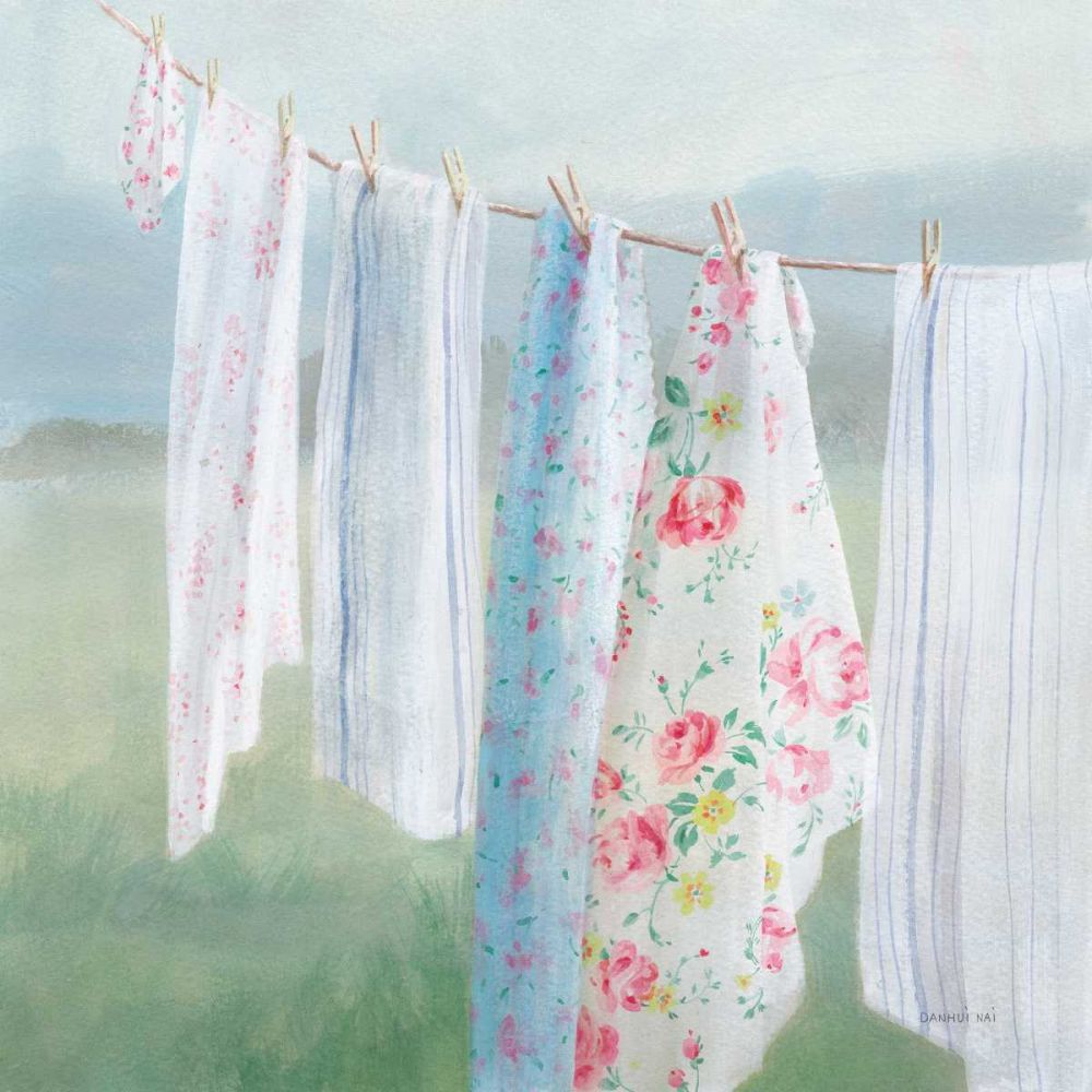 Laundry Day I art print by Danhui Nai for $57.95 CAD