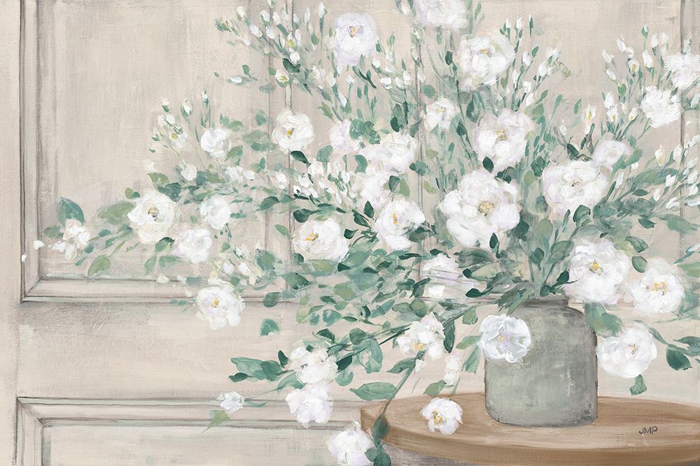 White Bouquet Neutral art print by Julia Purinton for $57.95 CAD