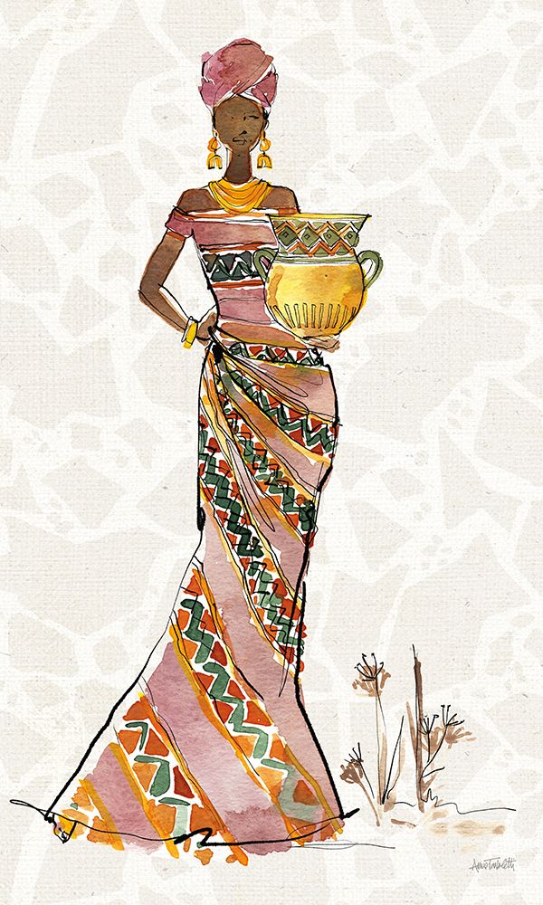 African Flair X C art print by Anne Tavoletti for $57.95 CAD