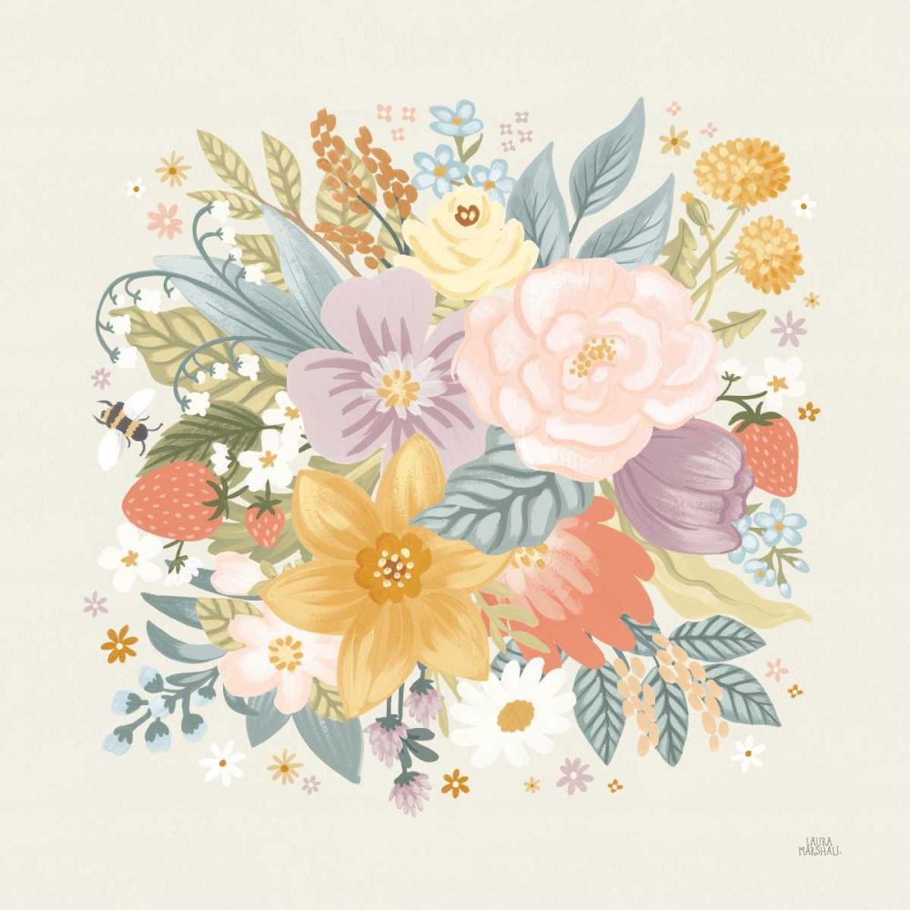 Spring Garden VI art print by Laura Marshall for $57.95 CAD