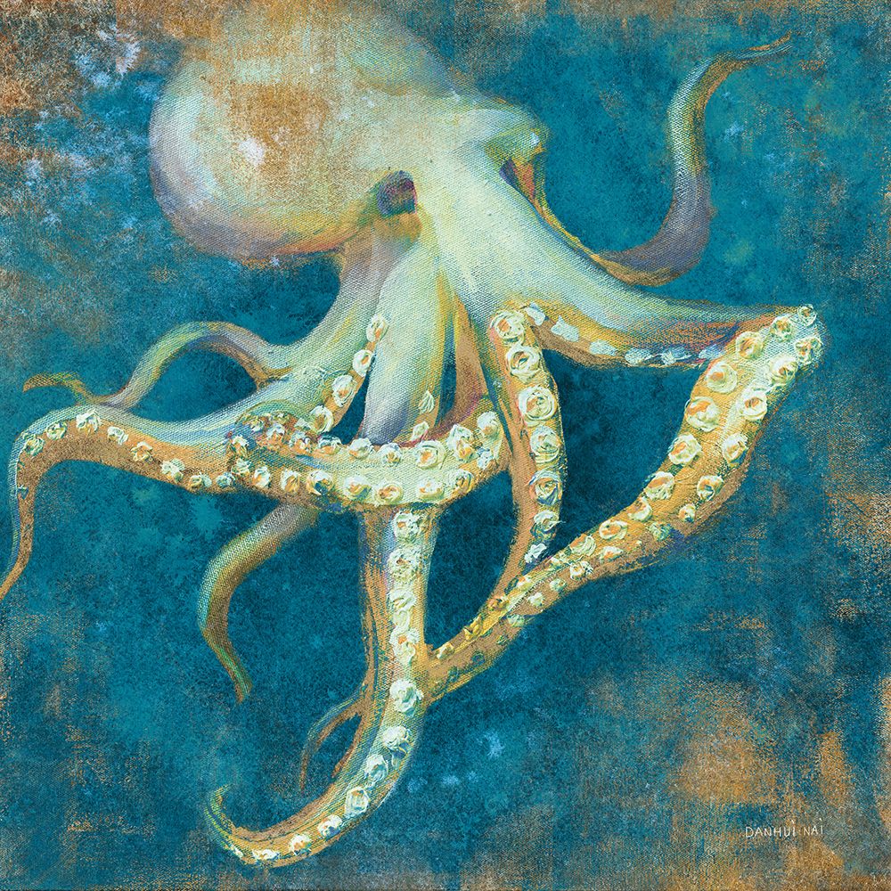 Ocean Octopus art print by Danhui Nai for $57.95 CAD