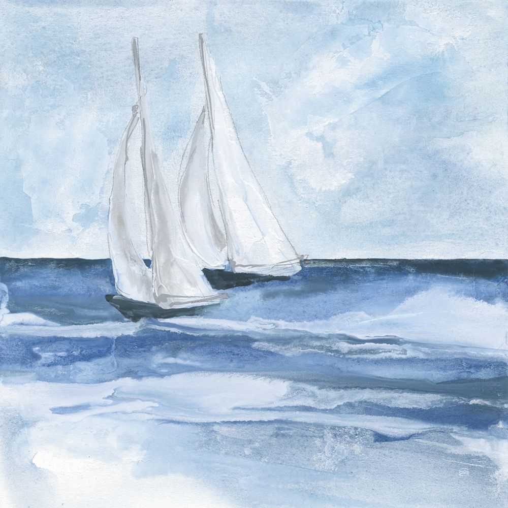 Sailboats III art print by Chris Paschke for $57.95 CAD