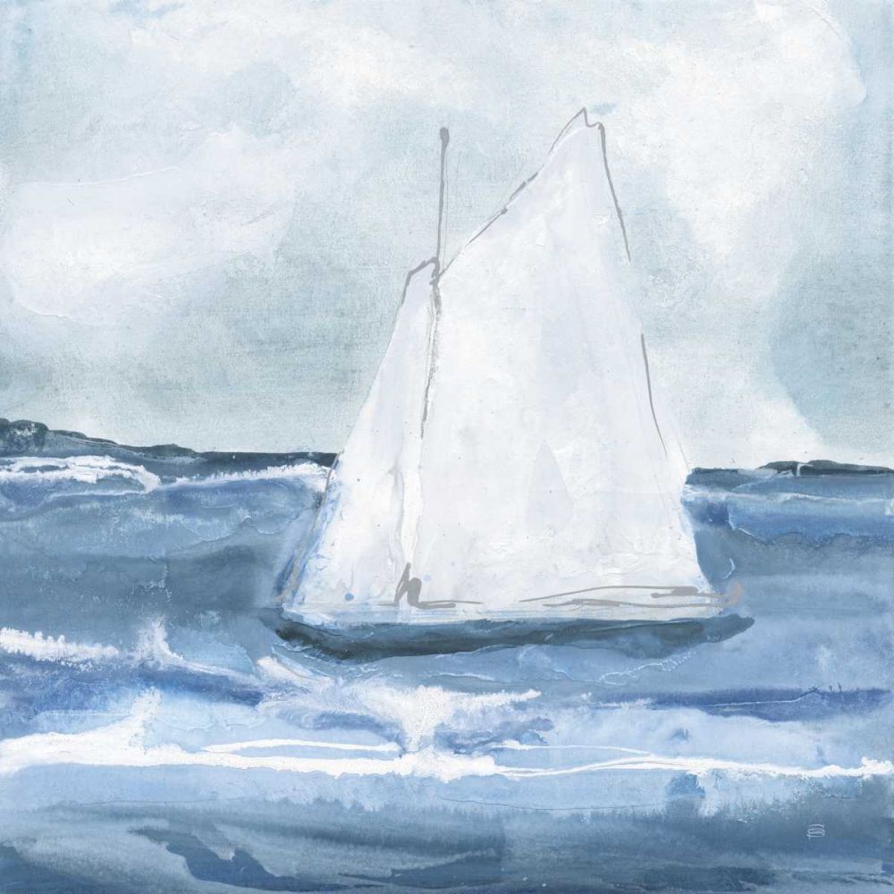 Sailboats IV art print by Chris Paschke for $57.95 CAD
