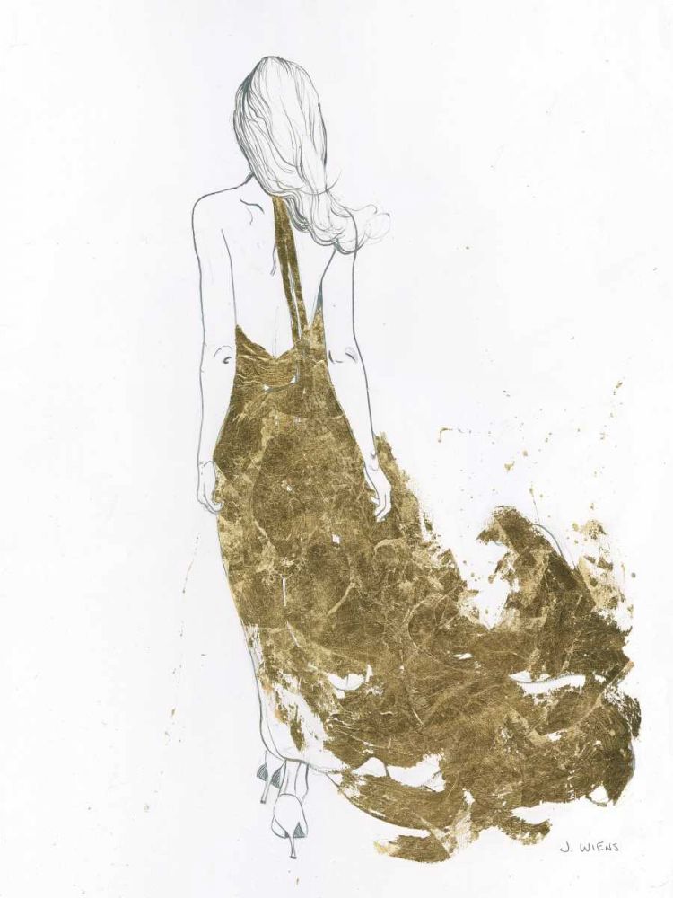 Gold Dress II art print by James Wiens for $57.95 CAD