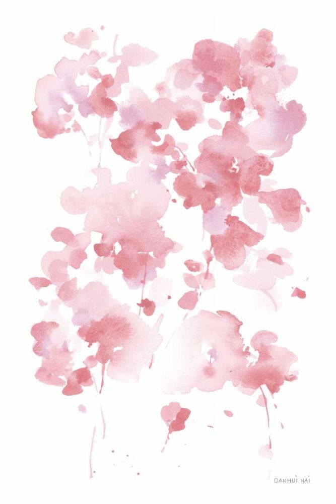 Cascading Petals I Pink art print by Danhui Nai for $57.95 CAD