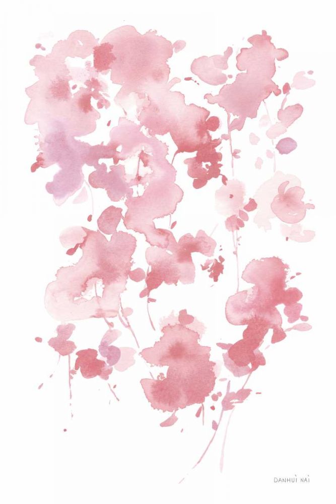 Cascading Petals II Pink art print by Danhui Nai for $57.95 CAD