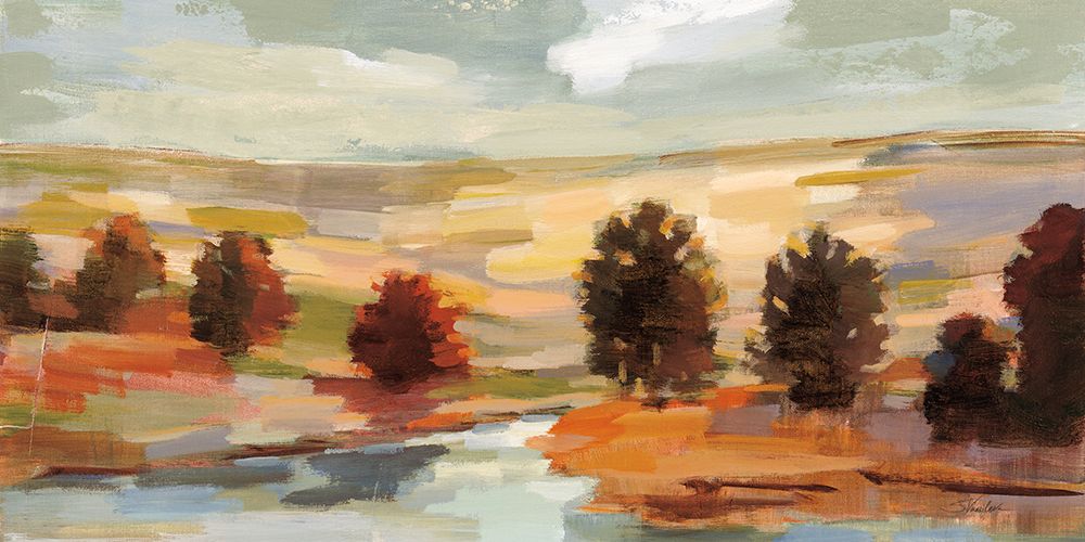 Fall Country Landscape art print by Silvia Vassileva for $57.95 CAD