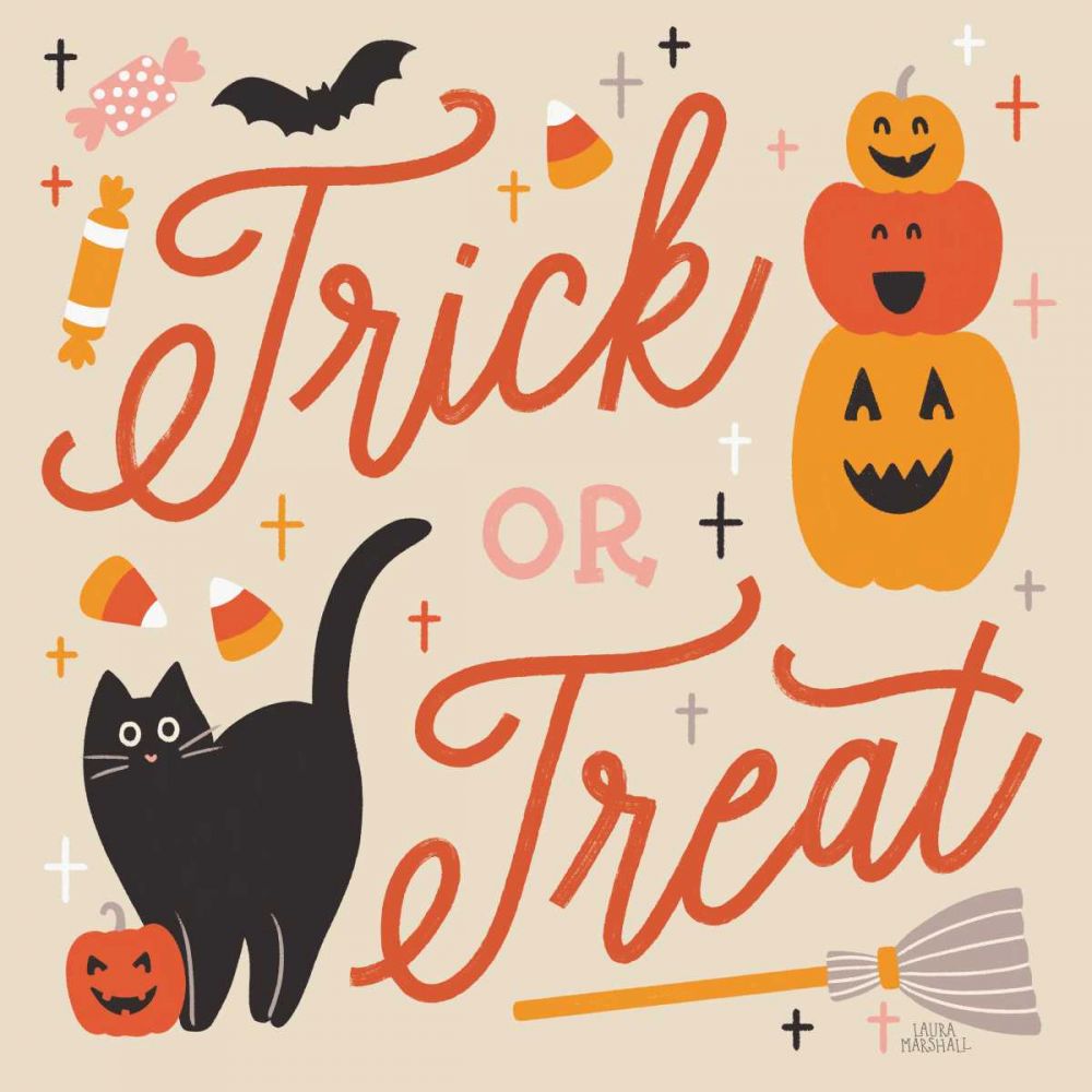Trick or Treat II art print by Laura Marshall for $57.95 CAD