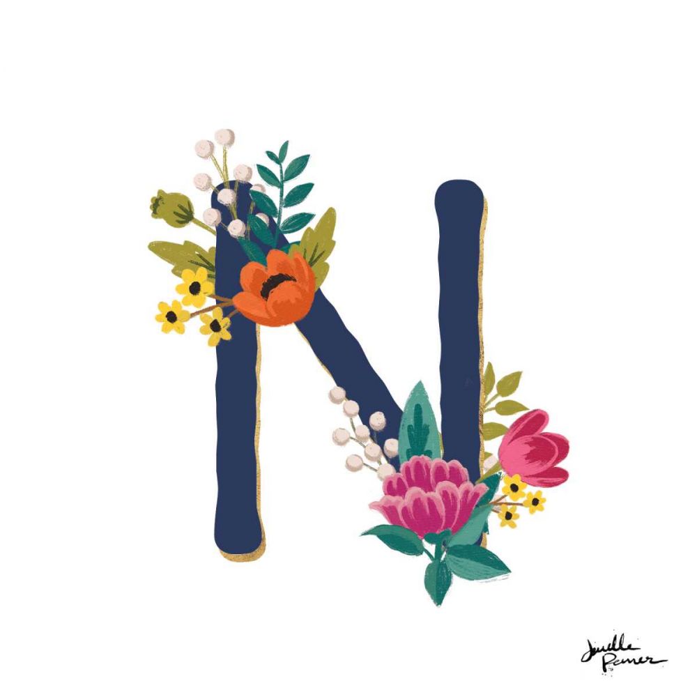 Romantic Luxe N Navy art print by Janelle Penner for $57.95 CAD