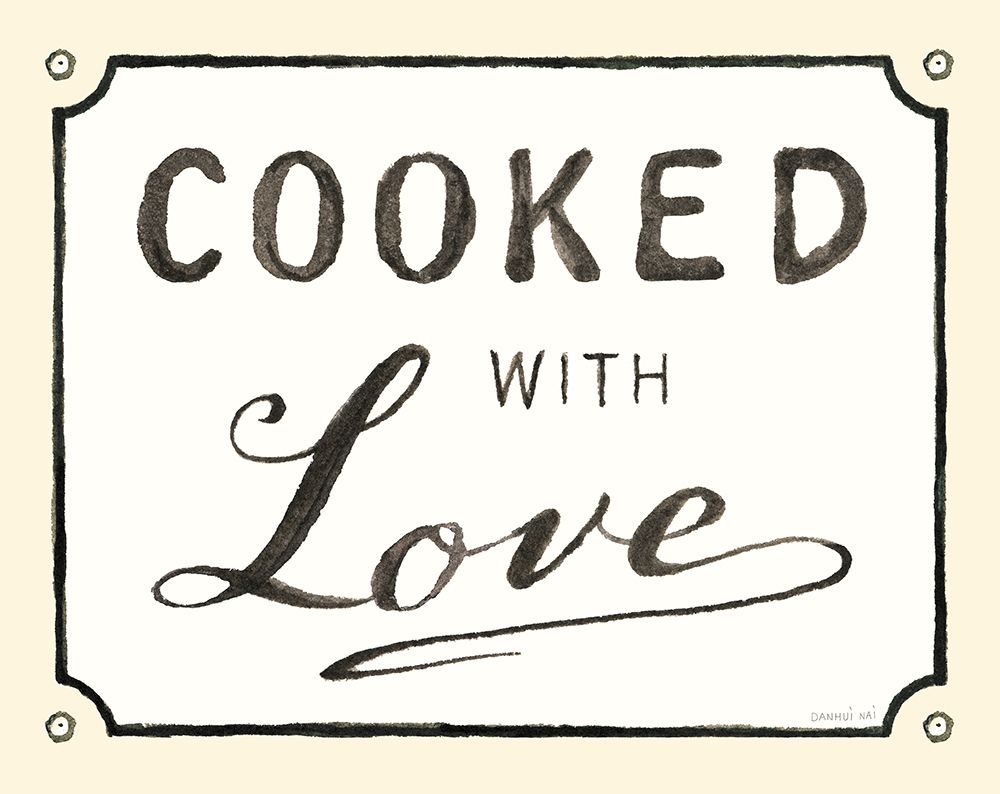Cooked with Love art print by Danhui Nai for $57.95 CAD