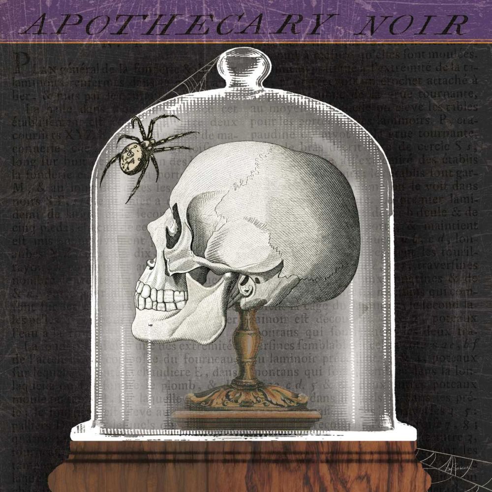 Apothecary Noir II art print by Sue Schlabach for $57.95 CAD