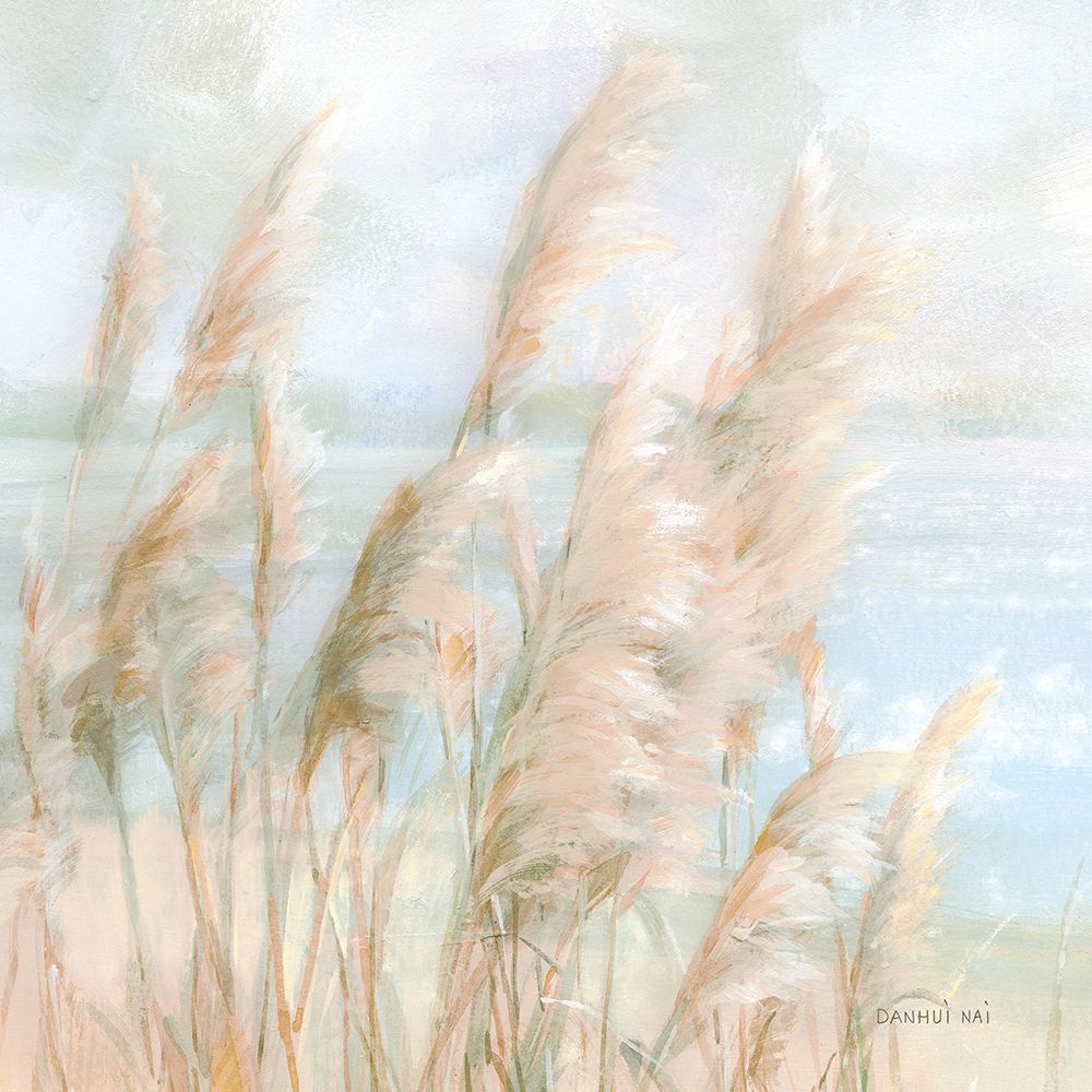 Seaside Pampas Grass Light Crop art print by Danhui Nai for $57.95 CAD