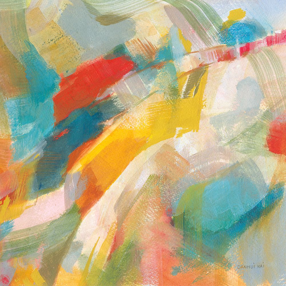 Folds of Color Bright Crop art print by Danhui Nai for $57.95 CAD