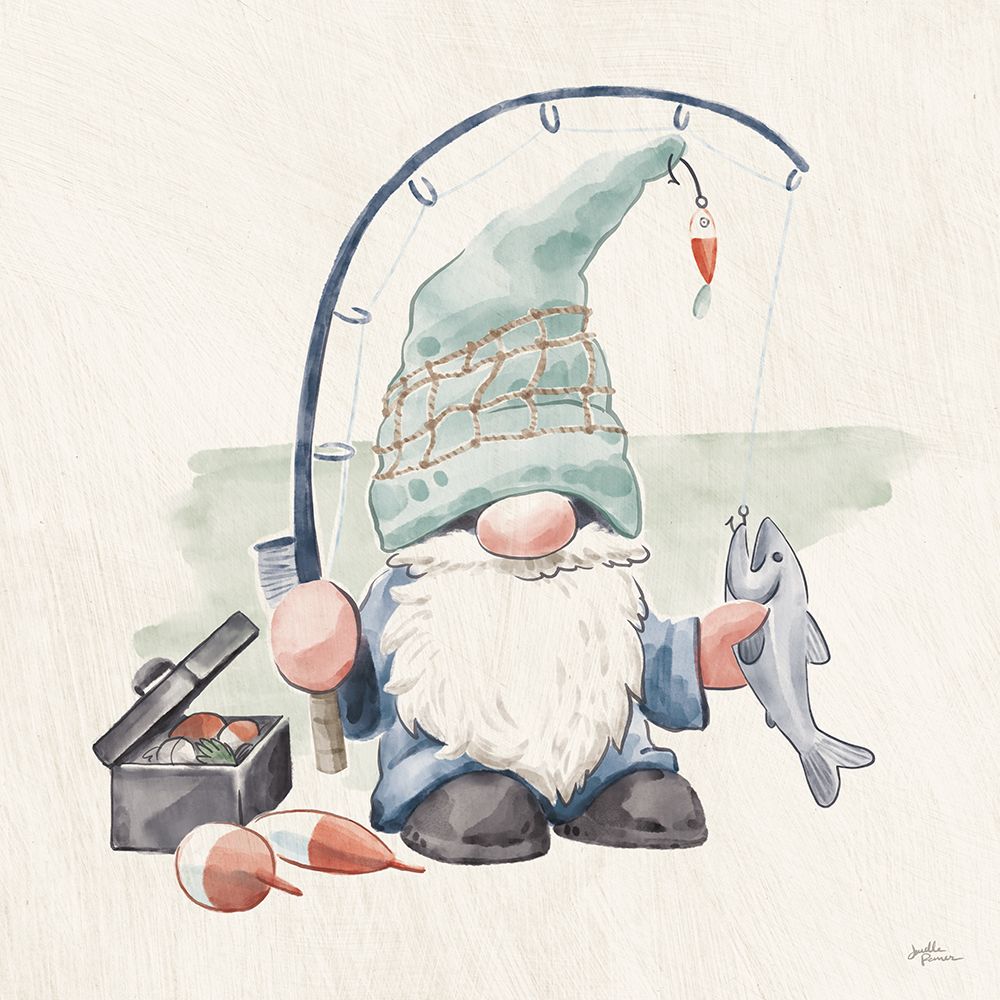 Beach Gnomes III art print by Janelle Penner for $57.95 CAD