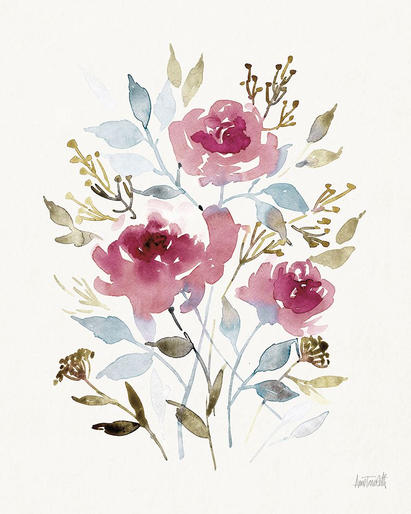 Soft Bouquet II art print by Anne Tavoletti for $57.95 CAD