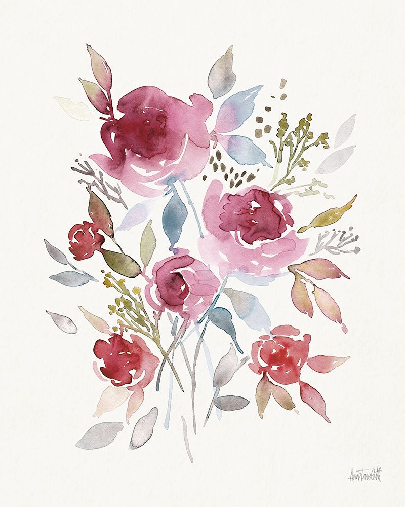 Soft Bouquet III art print by Anne Tavoletti for $57.95 CAD
