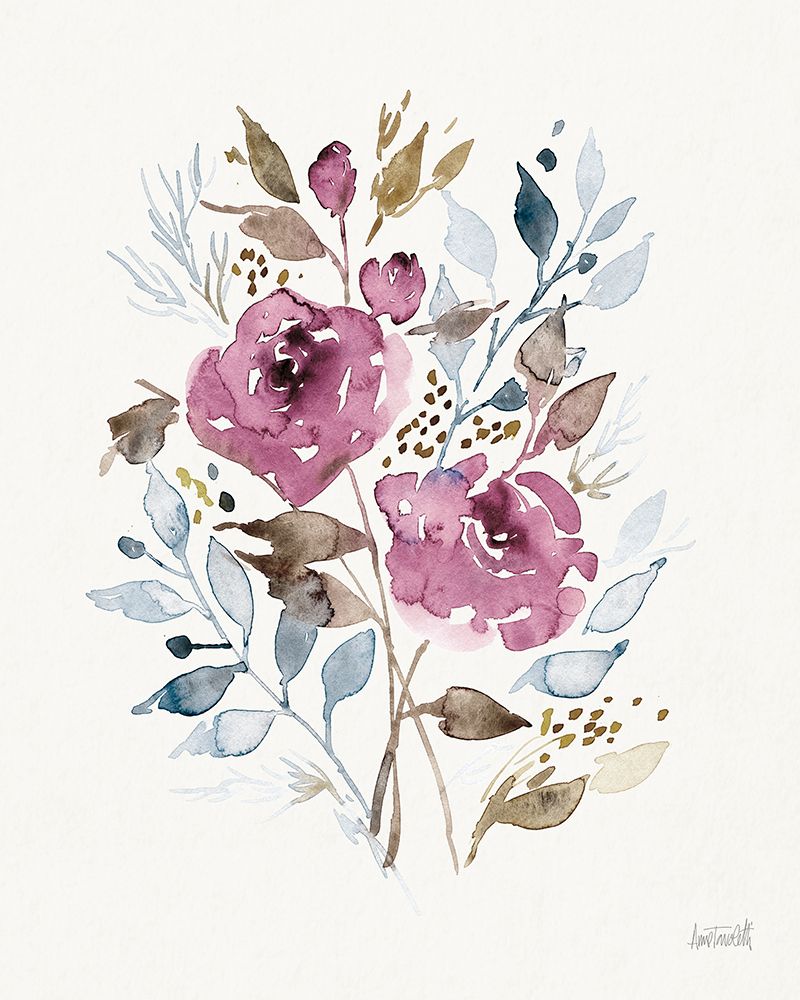 Soft Bouquet IV art print by Anne Tavoletti for $57.95 CAD