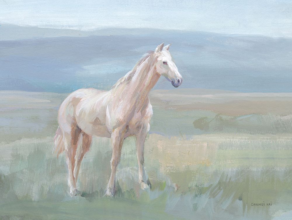 Mountain Mare Landscape art print by Danhui Nai for $57.95 CAD