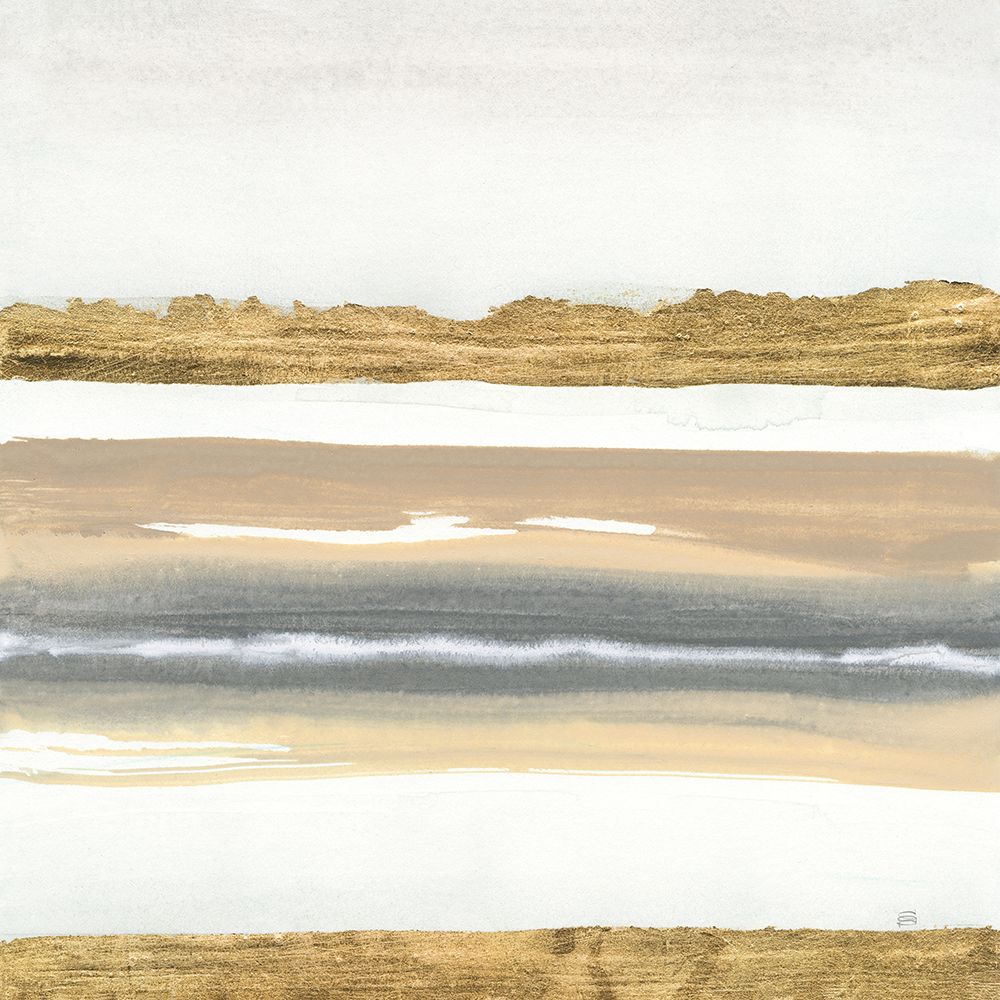 Gold and Gray Sand IV art print by Chris Paschke for $57.95 CAD