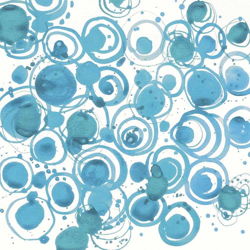 Dizzy Soft Blue Crop art print by Shirley Novak for $57.95 CAD
