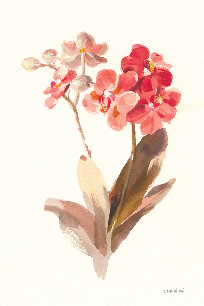 Autumn Orchid II art print by Danhui Nai for $57.95 CAD