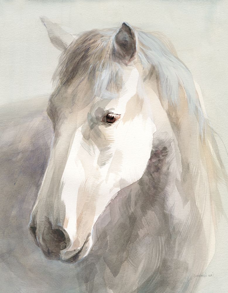 Gentle Horse Crop art print by Danhui Nai for $57.95 CAD