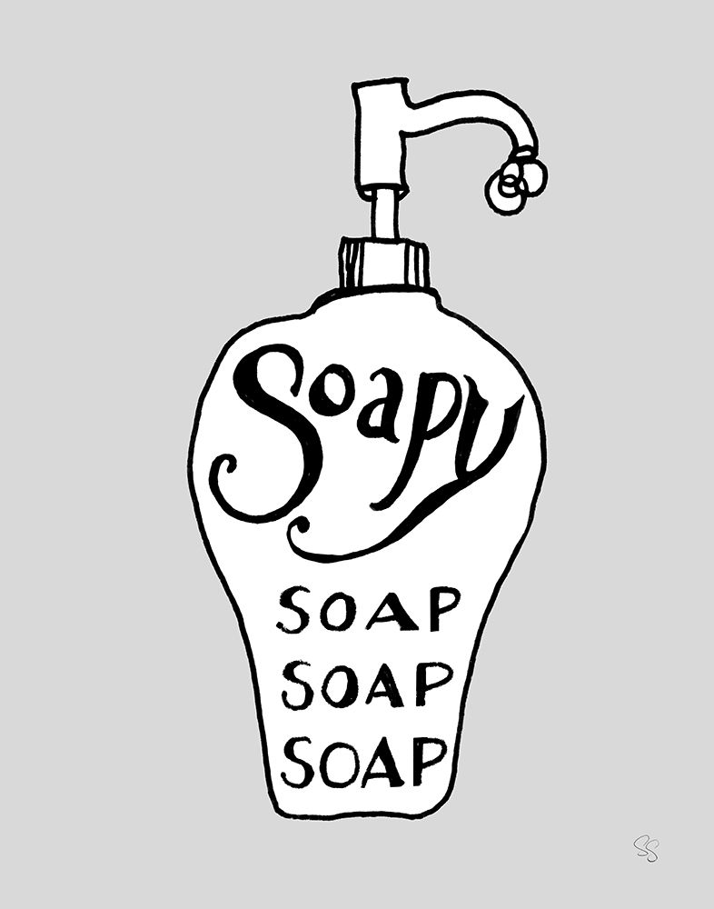 Soapy art print by Sue Schlabach for $57.95 CAD