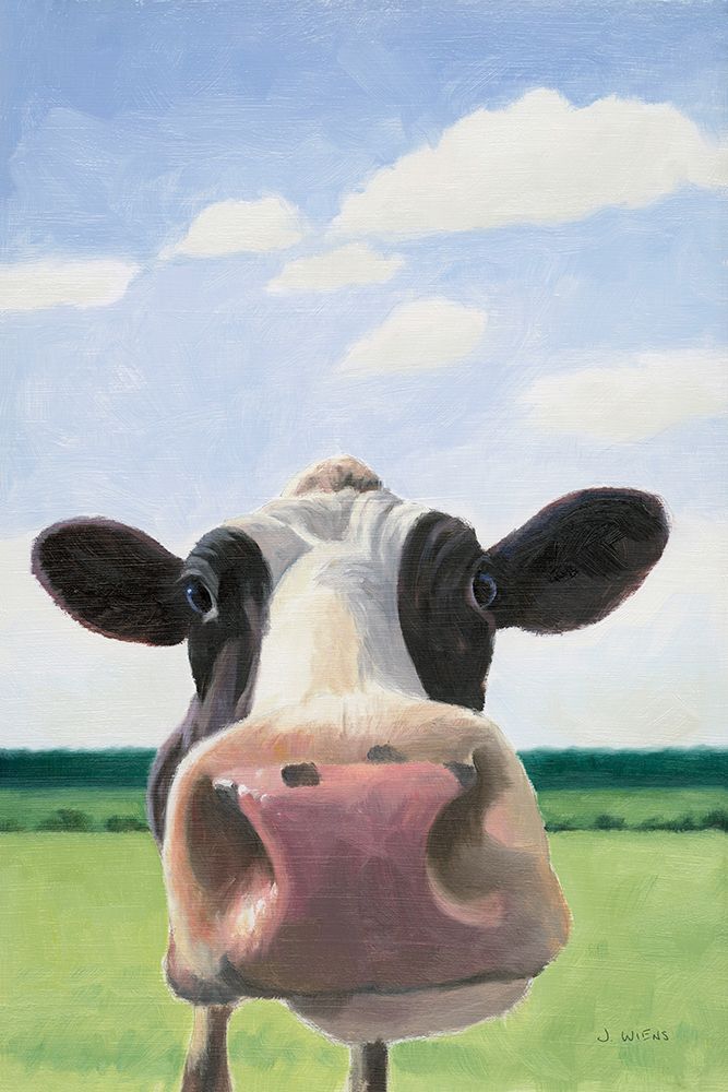 Funny Cow art print by James Wiens for $57.95 CAD