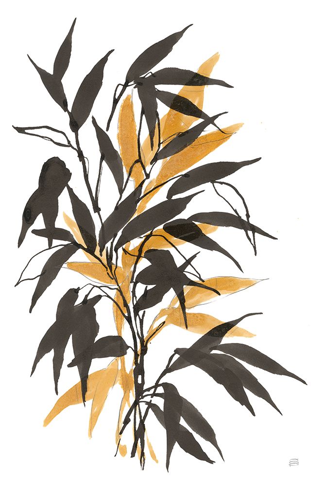 Amber Long Leaf I art print by Chris Paschke for $57.95 CAD