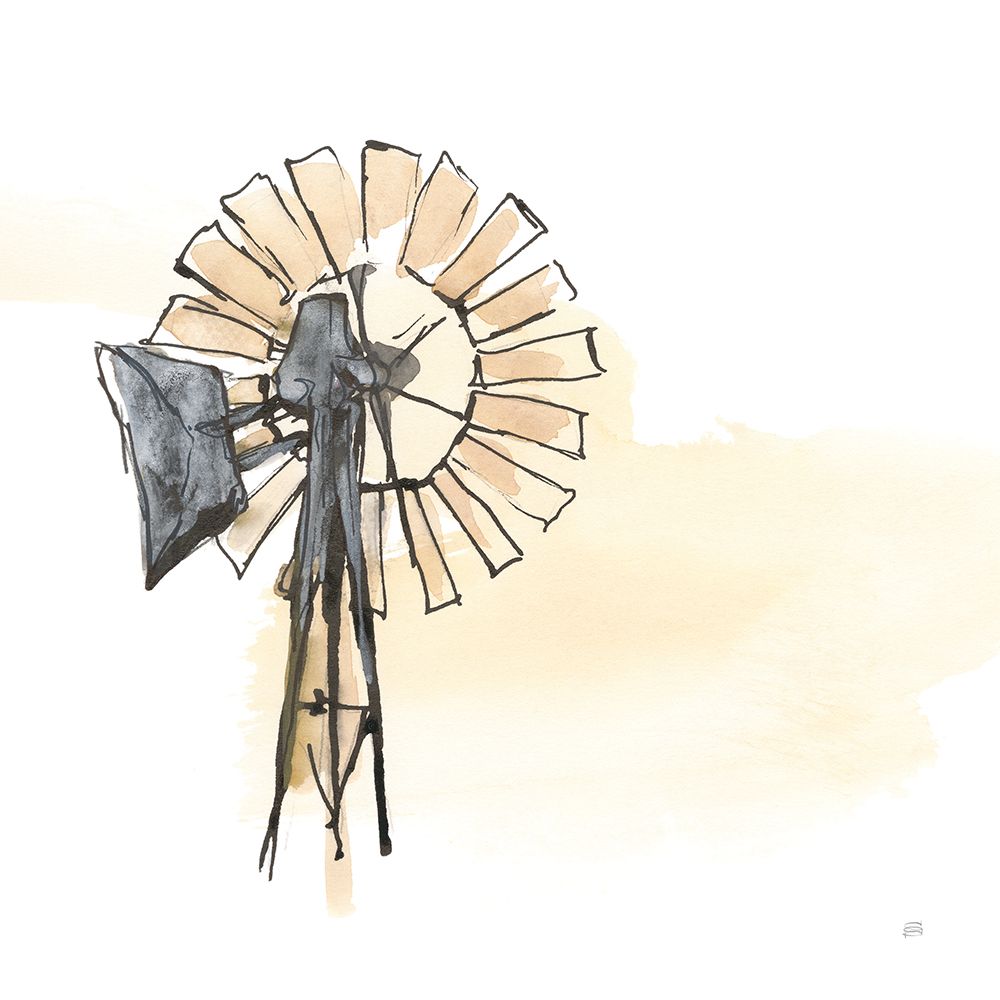 Windmill II art print by Chris Paschke for $57.95 CAD