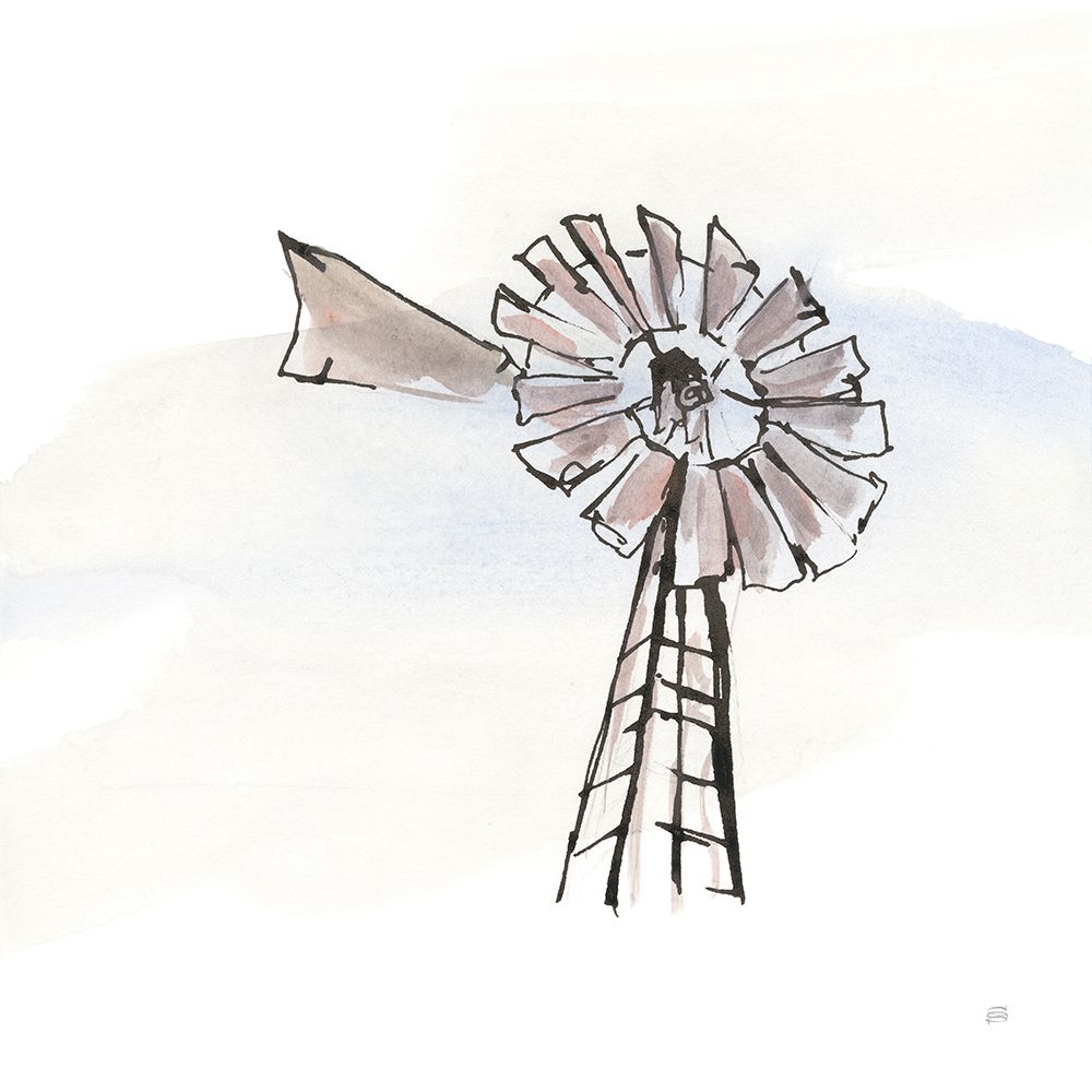 Windmill VII art print by Chris Paschke for $57.95 CAD