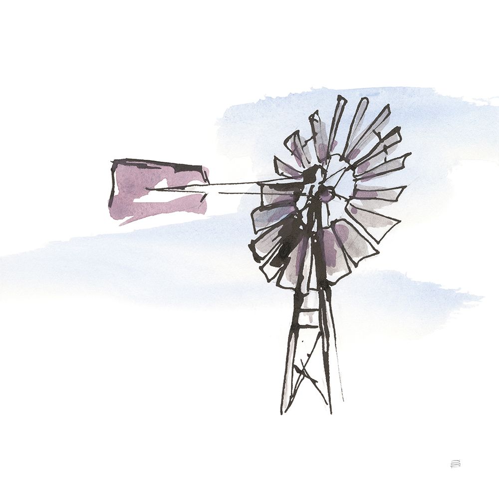 Windmill VIII art print by Chris Paschke for $57.95 CAD